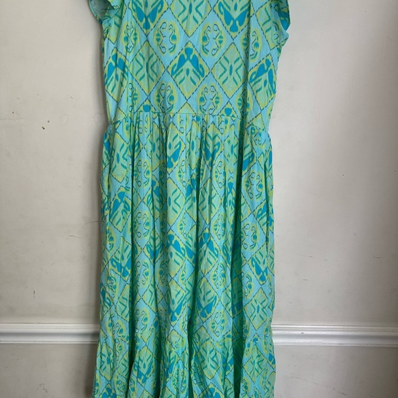 BELLA TU CAPRI CROCHET TUNIC DRESS SMALL - Picture 4 of 4